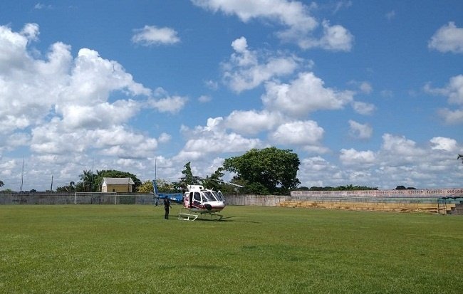 Helicóptero Estádio Afonsão