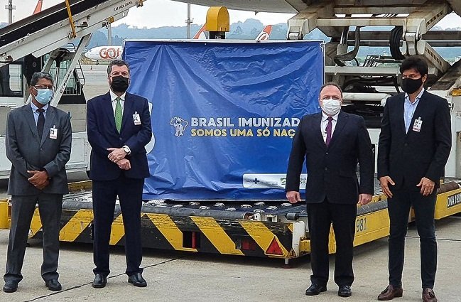 Vacinas da Astrazenica chegaram